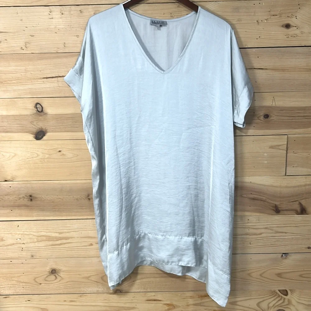 EUC tutu & lilli Wimberley silky polyester tunic top casual dress Roomy L/XL
